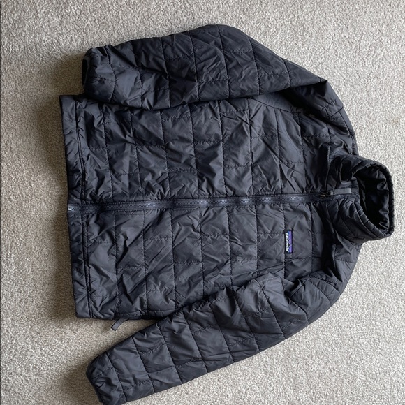 Patagonia Kids Gray Quilted Puffer Jacket